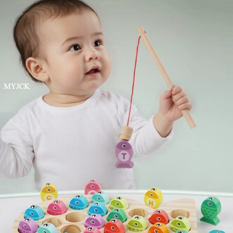 Fishing Equipment For Kids - 어린이 나무 낚시 게임 장난감 선물