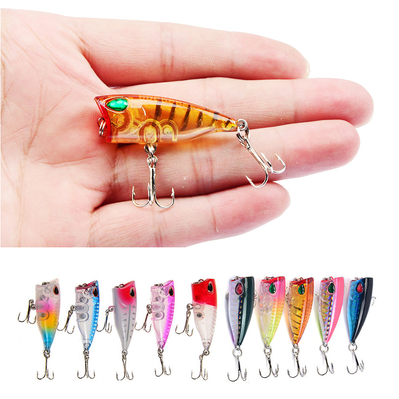 Trout Fishing Lure - YUCONG 1PC 미니 포퍼 낚시 미끼