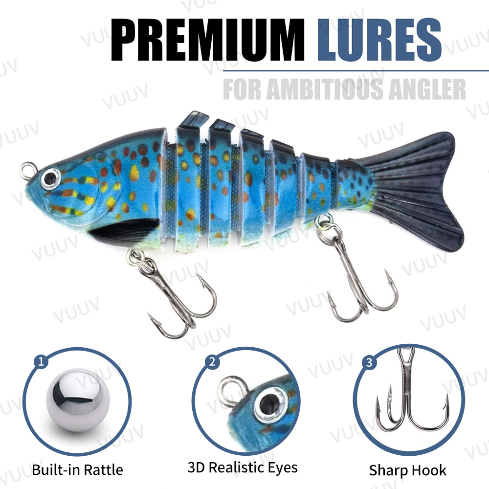 10개입 멀티 조인트 스윔베이트 낚시 루어 슬로우 싱킹 - Trout Fishing Lure 리뷰 및 가격