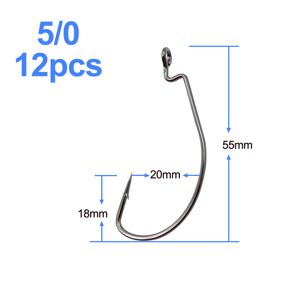 ESFISHING 오프셋 훅 탄소강 낚시 바늘 크랭크  - Fishing Equipment Ebay 리뷰 및 가격