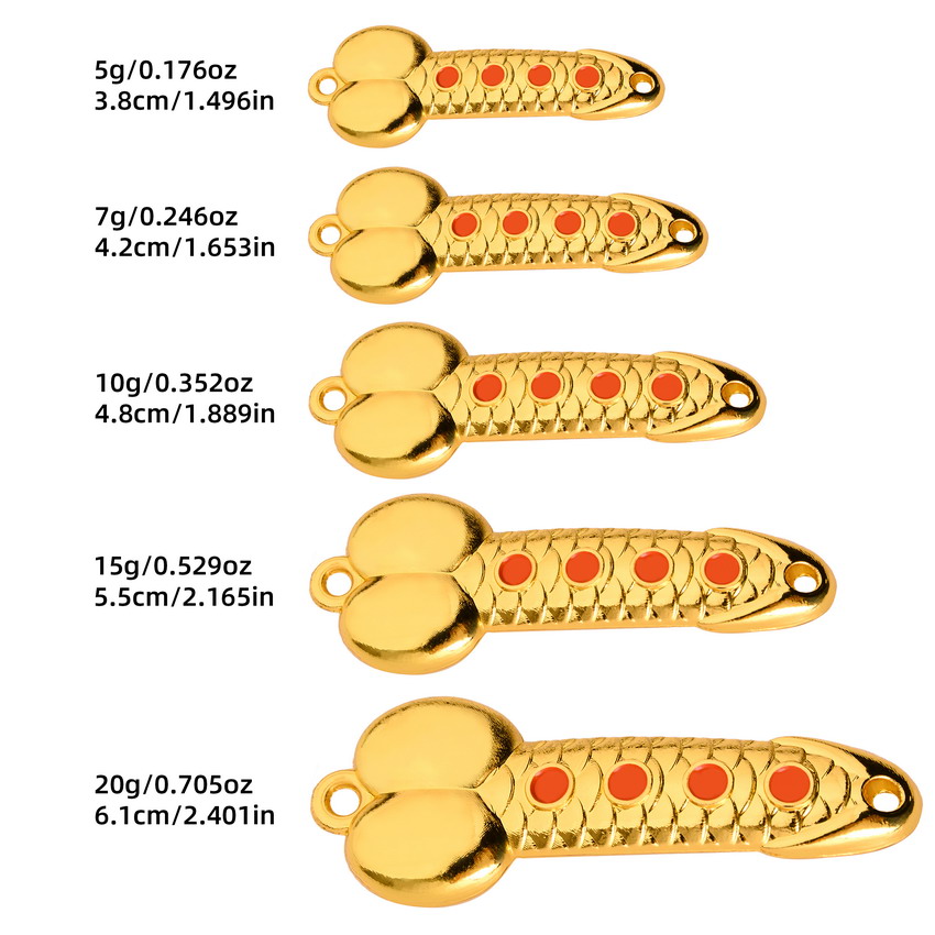 금속 숟가락 페니스 모양 낚시 미끼 5g 10g 15g - Trout Fishing Lure 리뷰 및 가격