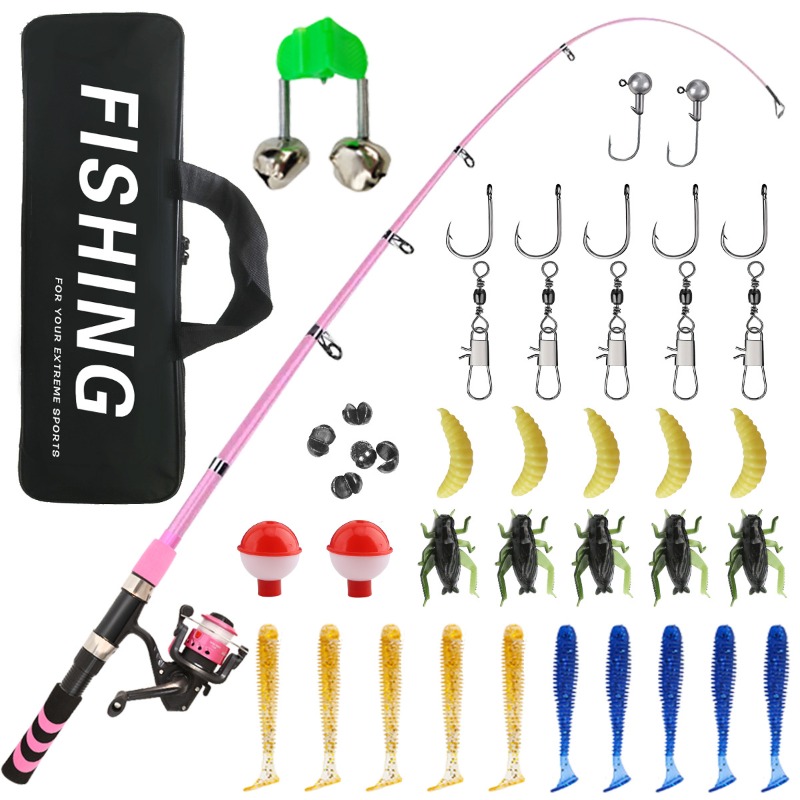 어린이 성인 초보자 낚싯대 콤보 세트 바닷물 민물용 키 - Fishing Equipment For Kids 리뷰 및 가격