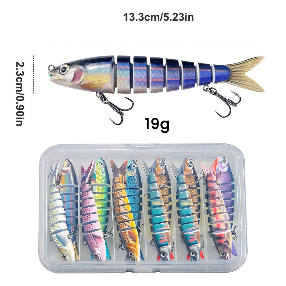 10개입 배스 송어용 멀티 조인트 스윔베이트 슬로우 싱 - Trout Fishing Lure 리뷰 및 가격