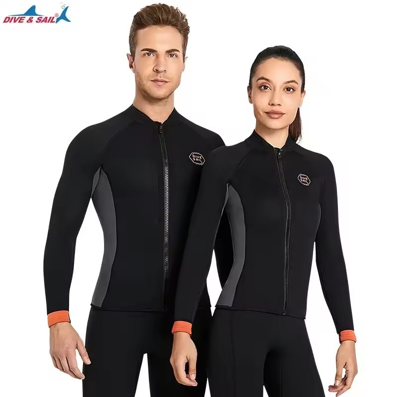 네오프렌 3MM 남녀 공용 잠수복 재킷 지퍼 포함 스쿠 - Surf Fishing Equipment 리뷰 및 가격