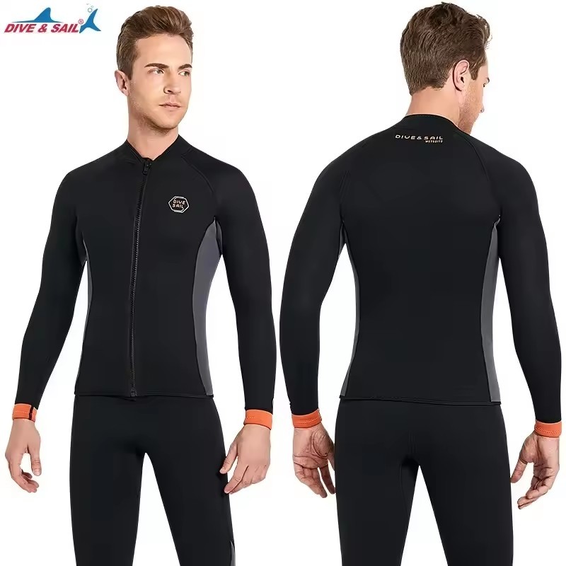네오프렌 3MM 남녀 공용 잠수복 재킷 지퍼 포함 스쿠 - Surf Fishing Equipment 리뷰 및 가격