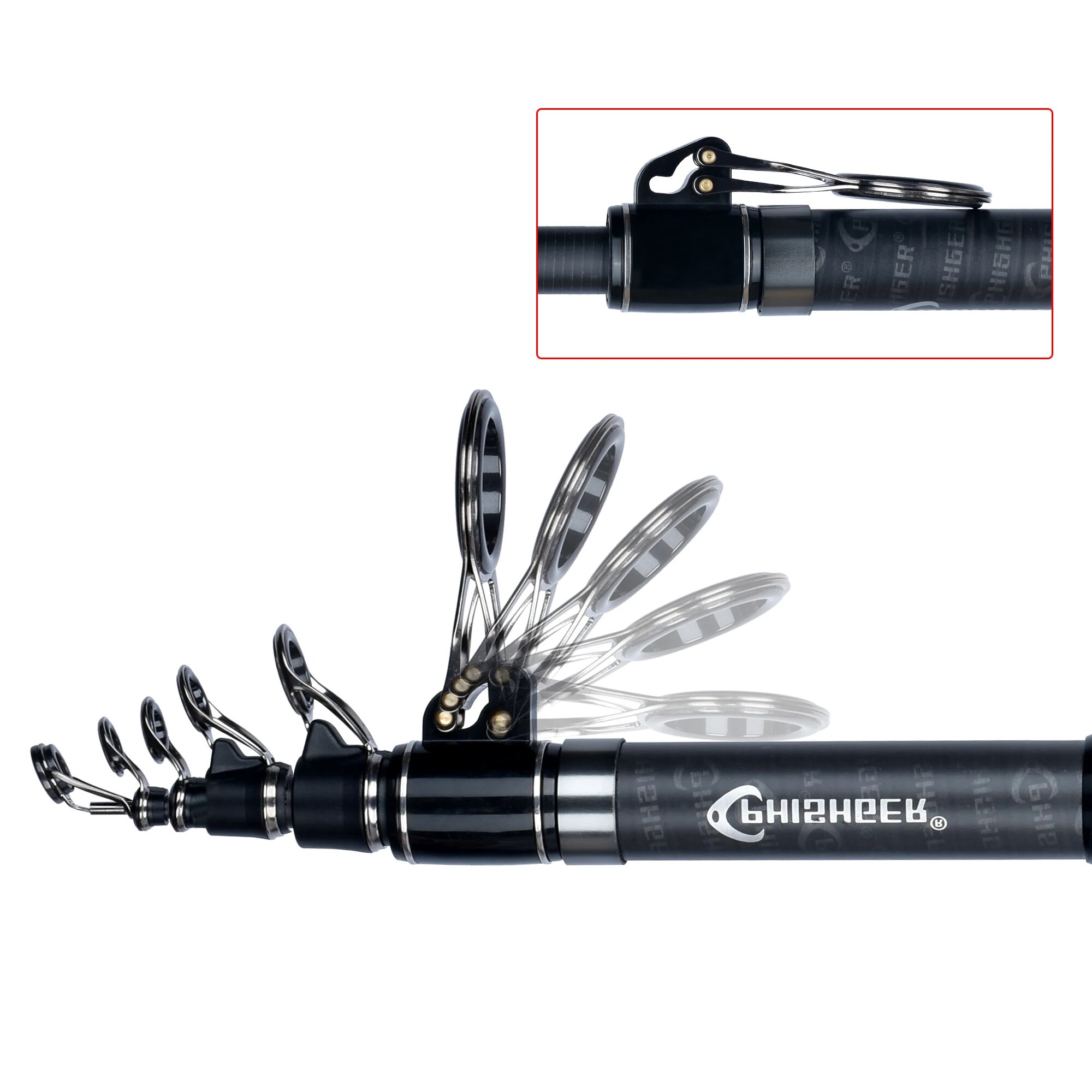 PHISHGER 텔레스코픽 서핑 스피닝 로드, Powe - Surf Fishing Equipment 리뷰 및 가격