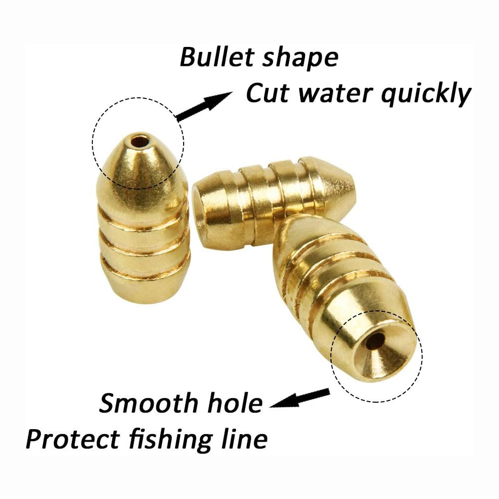 황동 낚시 무게추 구리 총알 싱커, 텍사스 캐롤라이나  - Trout Fishing Lure 리뷰 및 가격