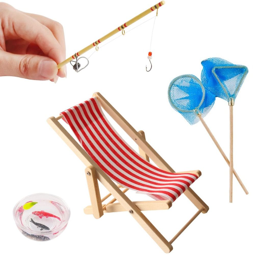 트렌디 마이크로 랜드스케이프 미니어처 낚시 도구, 장식 - Fishing Equipment For Kids 리뷰 및 가격