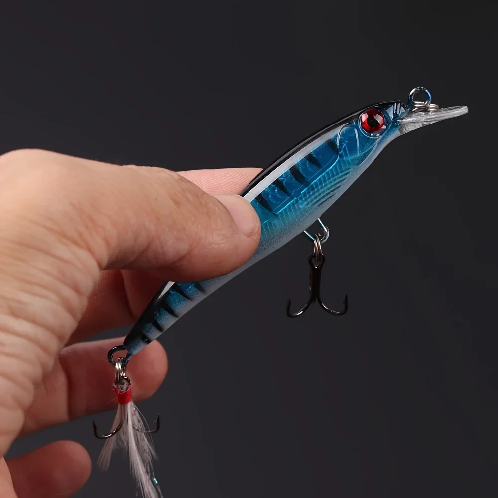 레이저 3D 눈 생체 공학 미노우 낚시 루어, 최대 캐 - Fishing Hook 리뷰 및 가격