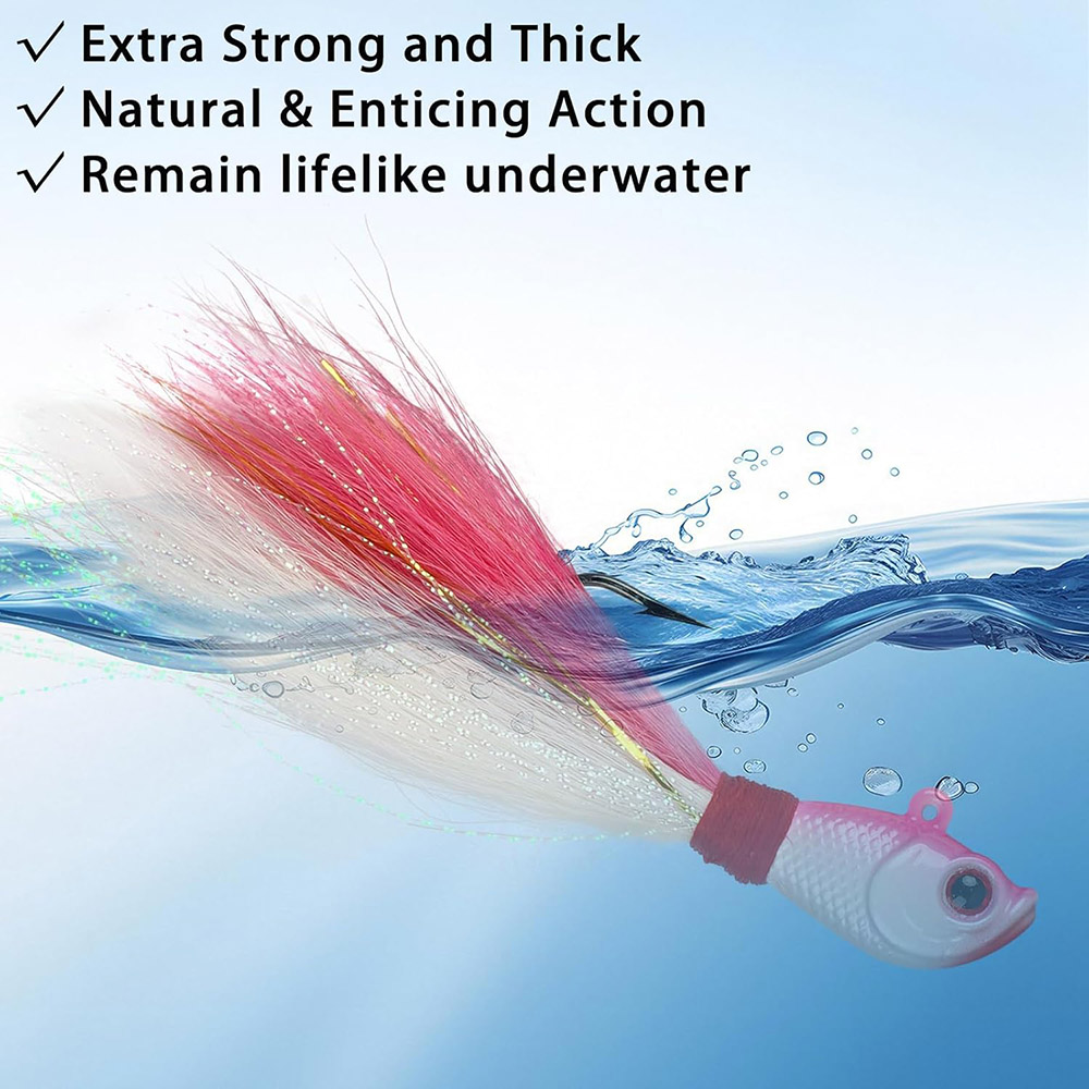 3개 버크테일 지그 바닷물 민물 루어 서프 낚시 루어  - Surf Fishing Equipment 리뷰 및 가격