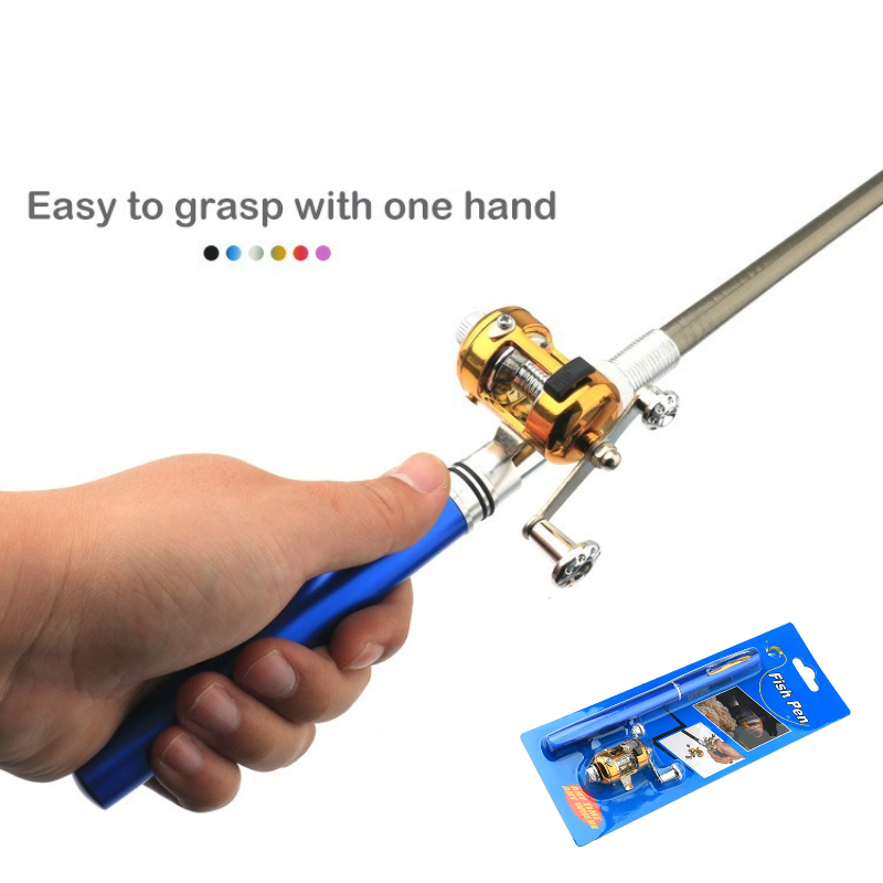 펜 스타일 미니 휴대용 포켓 낚싯대, 블루 컬러 유럽  - Fishing Equipment Ebay 리뷰 및 가격