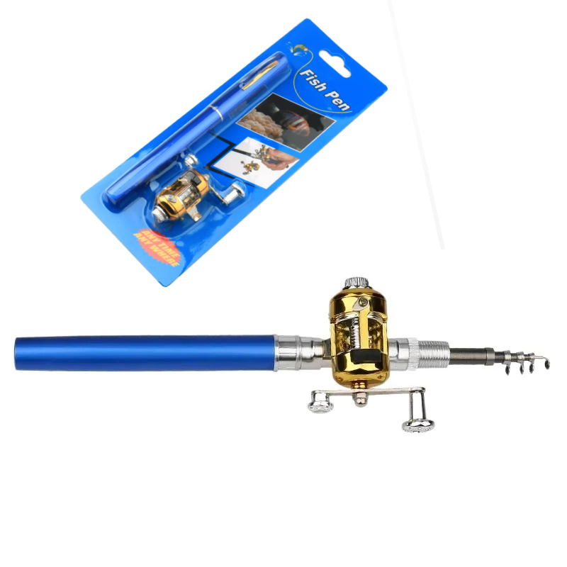 펜 스타일 미니 휴대용 포켓 낚싯대, 블루 컬러 유럽  - Fishing Equipment Ebay 리뷰 및 가격