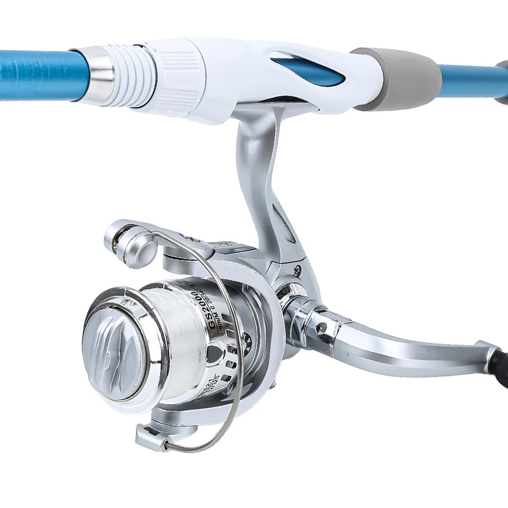 블루 화이트 1.8M 낚싯대 릴 콤보 세트 (태클 박스 - Fishing Equipment For Kids 리뷰 및 가격